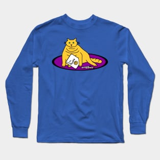 Chonky Cat says Ew People Long Sleeve T-Shirt